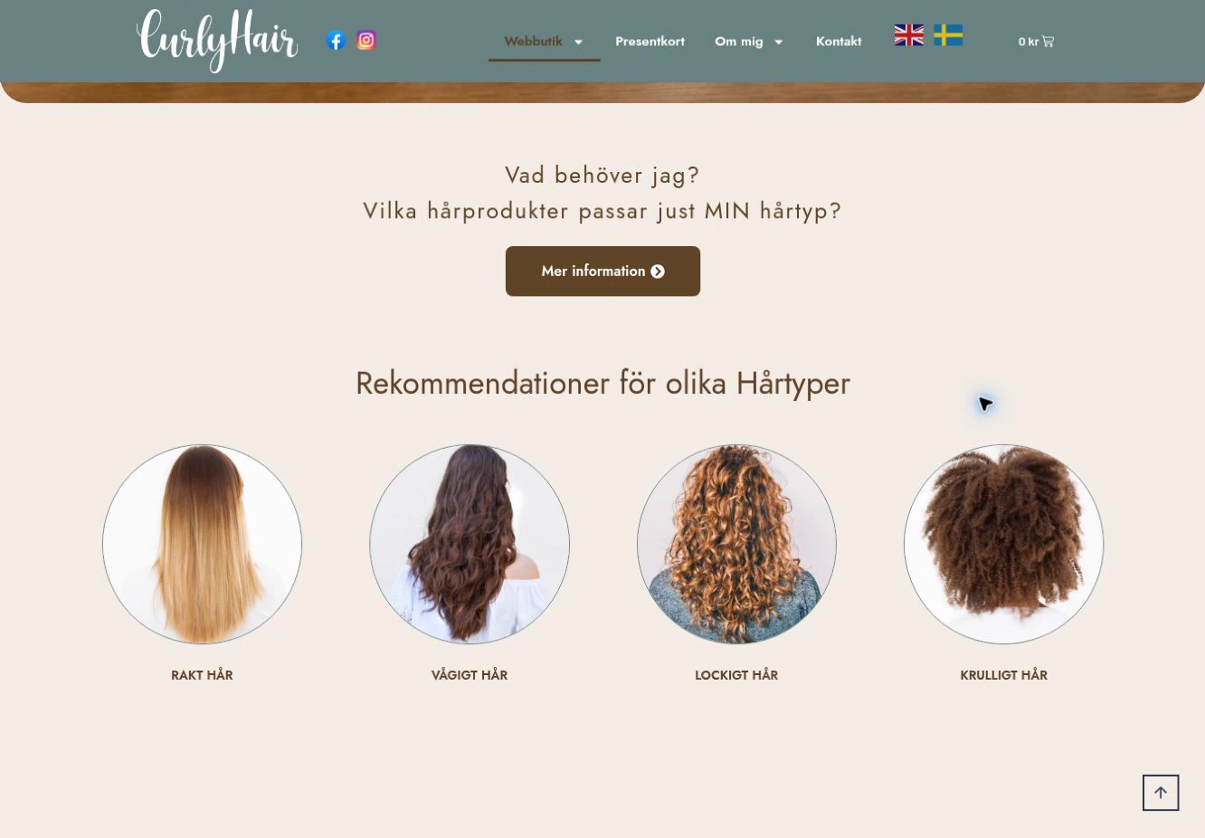 Shop categories for straight, wavy, curly and coily hair