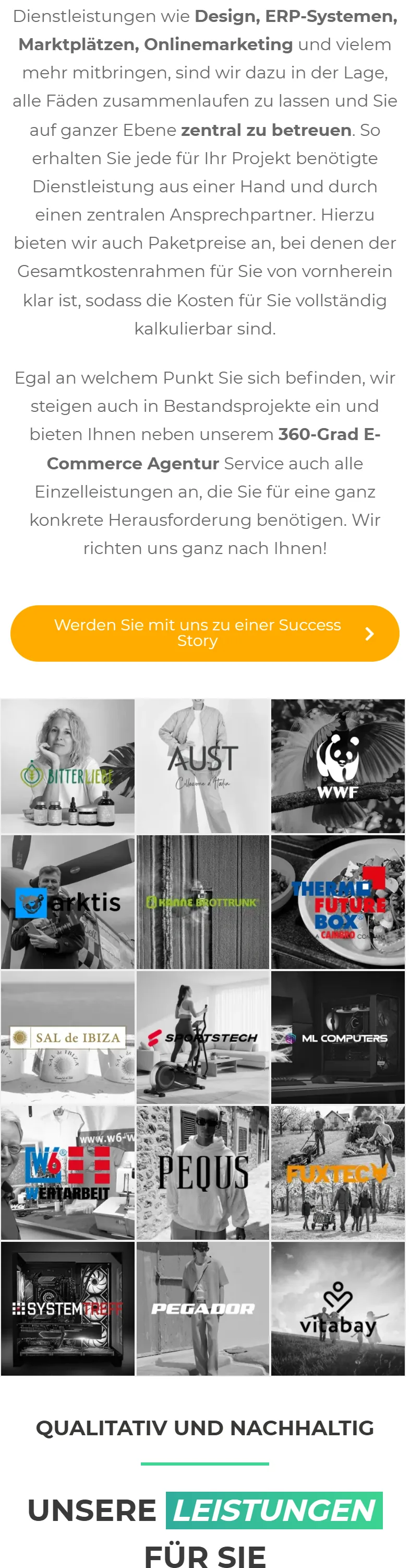eBakery mobile homepage, part 3 of 11