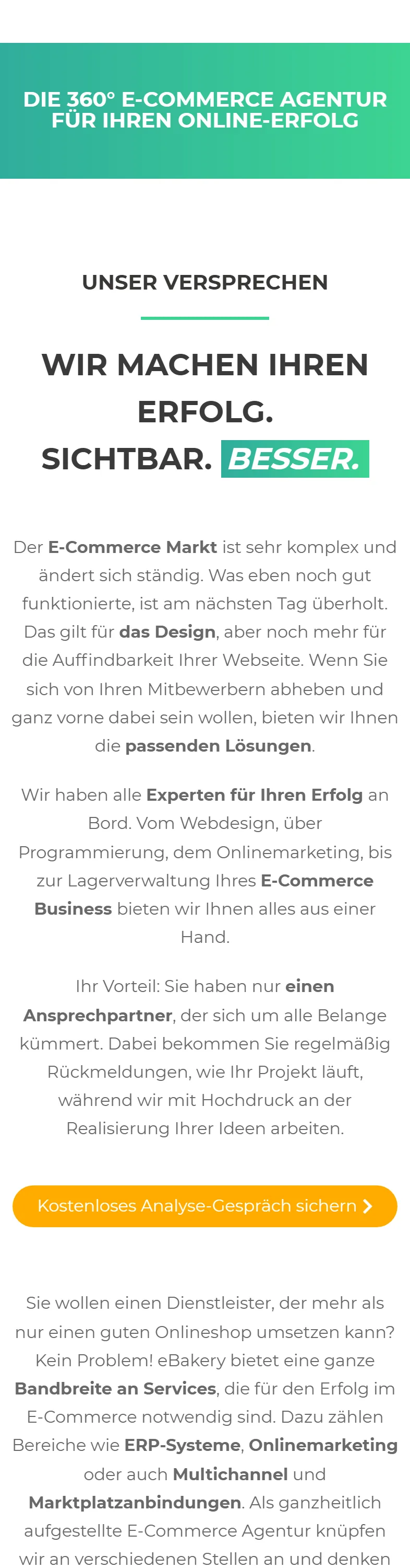 eBakery mobile homepage, part 6 of 11