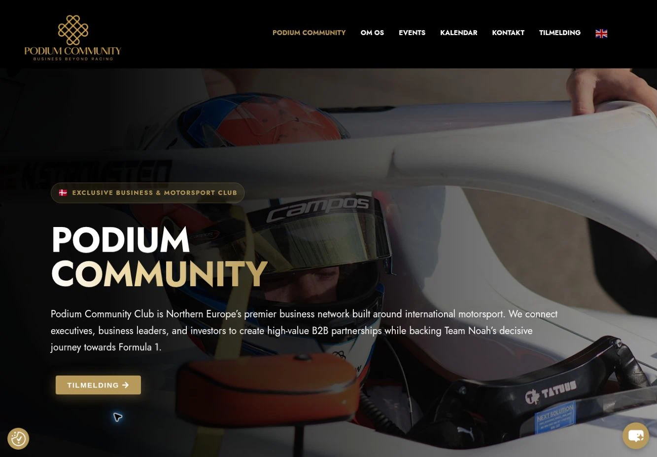 Podium Community club page introduction